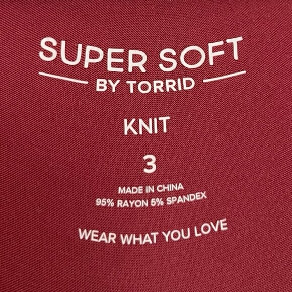 Torrid Size 3 Mauve Super Soft Scoop Neck Drawstring Shoulder Tank - Picture 7 of 8